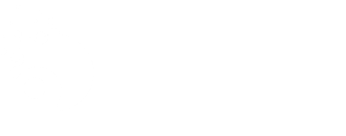 AISLPC white horizontal logo with brand icon on a transparent background.